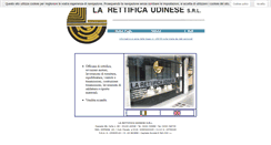 Desktop Screenshot of la-rettificaudinese.it